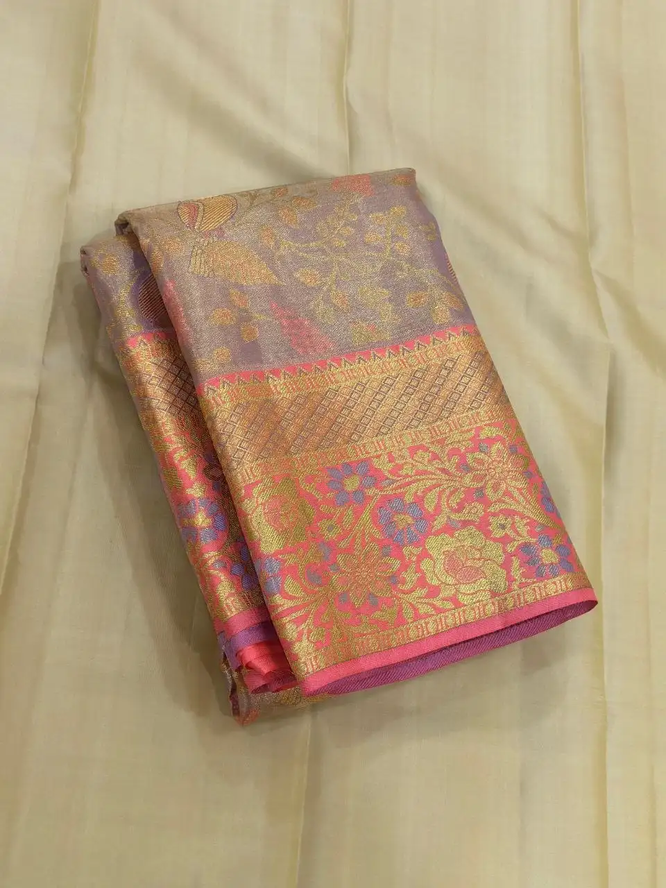 Meenakari Banarasi Pure Kanchipuram Handloom Silk Saree